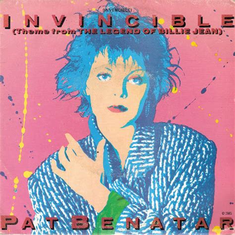 Pat Benatar – Invincible = Invencible (Theme From The Legend Of Billie Jean) (1985, Vinyl) - Discogs