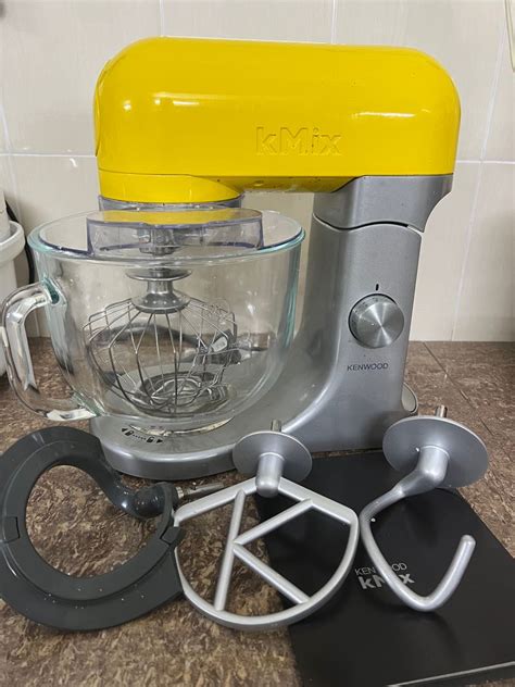 Kenwood Kmix Mixer Glass Bowl 5 Liter Yellow Colour Tv And Home Appliances Kitchen Appliances