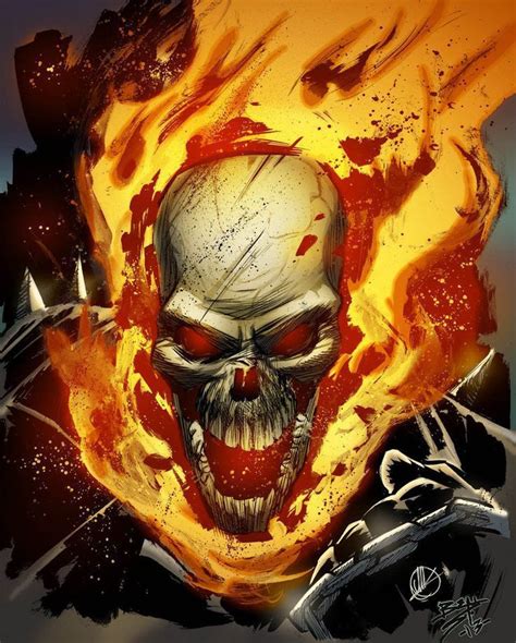 El Nuevo Ghost Rider Izuku Midoriya Ghost Rider Arte Dc Comics