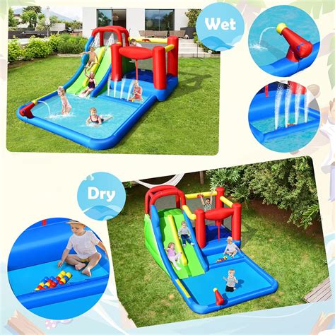 Honey Joy Tobog N Acu Tico Inflable En Casa Gigante De Rebote De