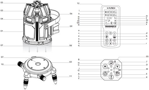 Futech G Procross Ds Green Cross Line Laser User Manual