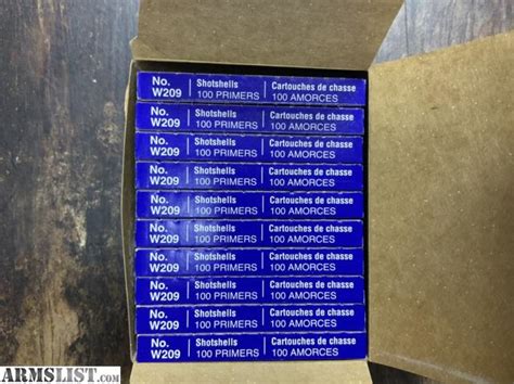 ARMSLIST - For Sale: 209 Shotgun Primers 1000 Count Box