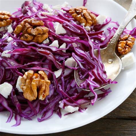 Ensalada De Lombarda Con Nueces Receta De Divina Cocina