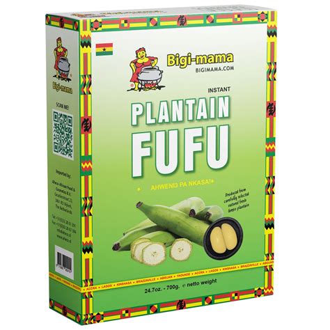 Fufu Plantain Bigi Mama 12 X 700 Gr Aheco Webshop