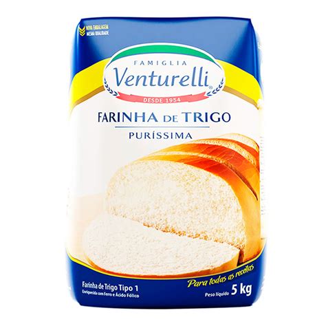 FARINHA DE TRIGO VENTURELLI 5X5KG S A Alimentos