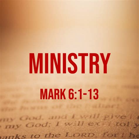 Mark 61 13 Ministry God Centered Life
