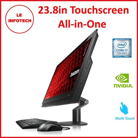 Lenovo Thinkcentre M Z In Touchscreen All In One Quad Core Intel