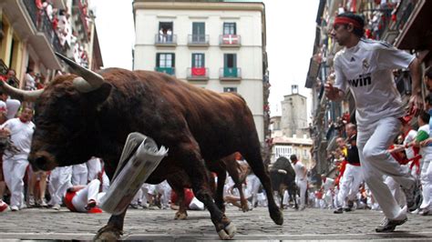 Los mozos se lucen en el cuarto encierro de San Fermín RTVE es