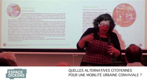 MOBILITÉ URBAINE Conférence Sonia Lavadinho 3 Espace Dickens TV