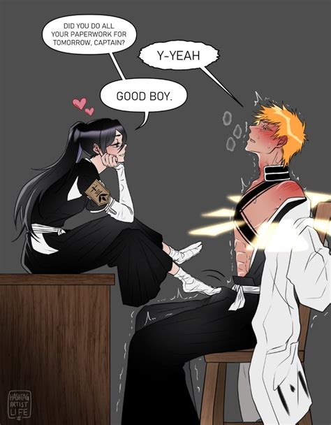 Bleach Ichigo Kurosaki Kuchiki Rukia H Artistlife 1boy Rule 34 XYZ