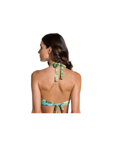 Tropical Print Underwired Bikini Top Top Gracia Paraiso Tropical
