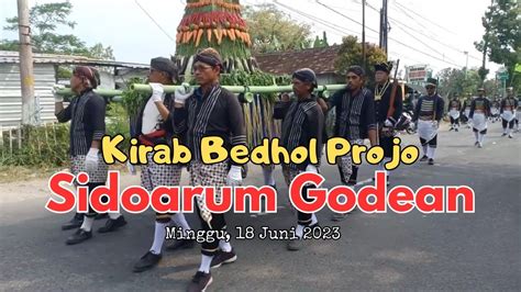 Kirab Budaya Bedhol Projo Sidoarum Godean Sleman Youtube