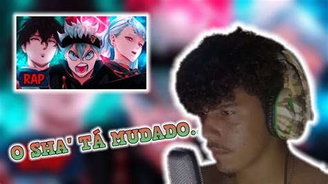 REACT COVER Rap Do Asta Yuno E Noelle Black Clover NOSSA