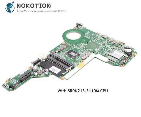 NOKOTION For HP Pavilion 15 17 15 E 17 E Laptop Motherboard SR0N2 I3