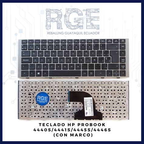 TECLADO PARA LAPTOP HP PROBOOK 4440S 4441S 4445S 4446S EN ESPAÑOL CON