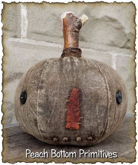 Grungy Pumpkin Peach Bottom Primitives Primitive Pumpkins Primitive