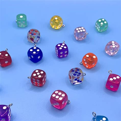 Dice Earrings! 🎲 Choose any color!🔴🟠🟡🟢🔵🟣⚪️ (Msg me... - Depop