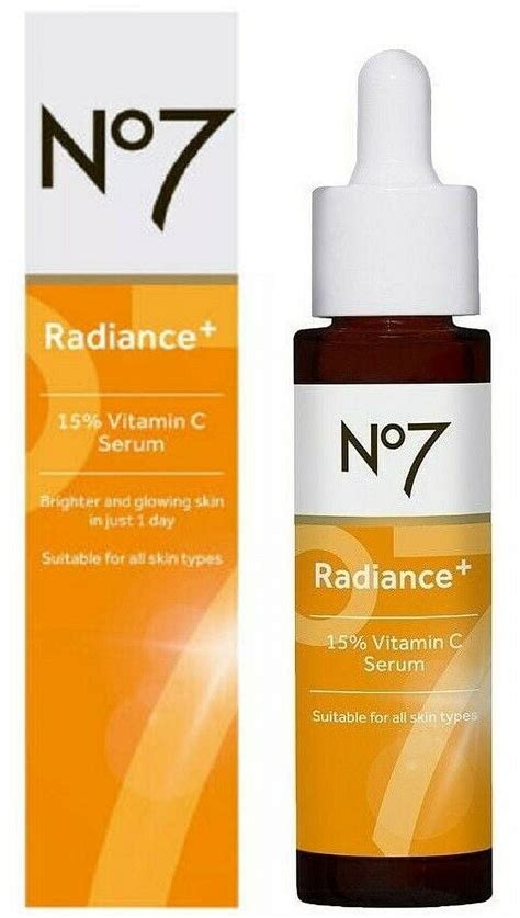 No7 Radiance Facial 15 Vitamin C Serum 1 Fl Oz