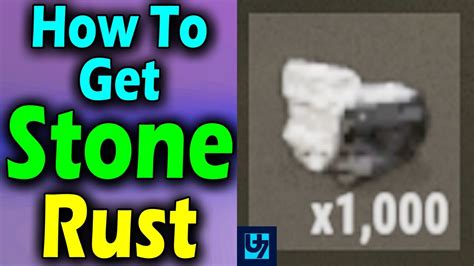 How To Get Stone Rust YouTube