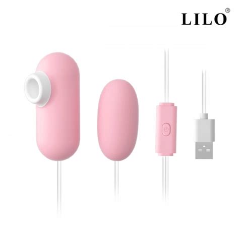 Cápsula e Sugador Vibratório em USB Modos de Vibração e Pulsação Lilo DSS Sex Shop