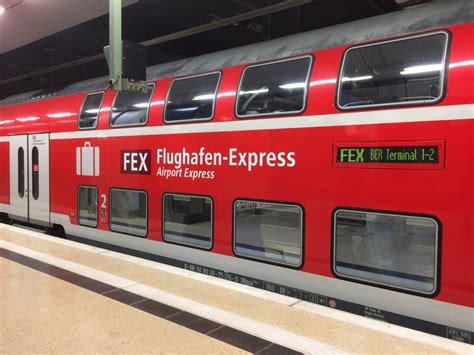 Schnell Komfortabel Und Preisg Nstig Der Neue Flughafen Express Fex