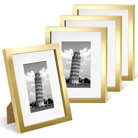 Cadre Photo 20 X 25Cm Lot De 4 Cadre Photo Mural Design En Pvc Cadres