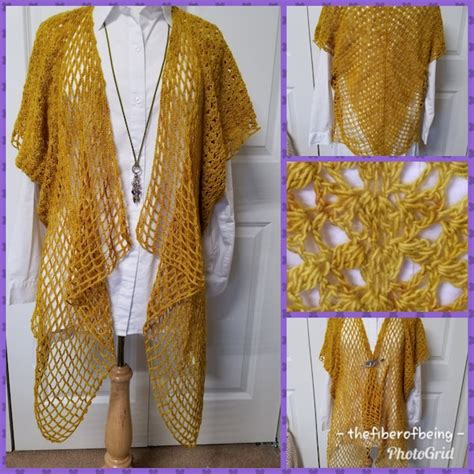 Crochet Kimono Pattern Etsy