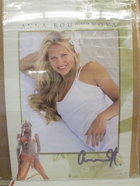 Vintage Anna Kournikova Original Man Cave Hot Girl Poster Tennis EBay
