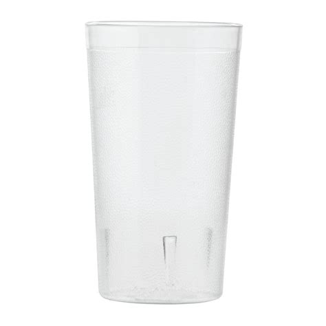 HUBERT® 9 oz Clear SAN Plastic Tumbler