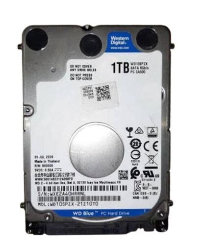 New 1tb Wd Blue Wd10spzx 2 5 5400rpm Sata Laptop Hard Drive At Best