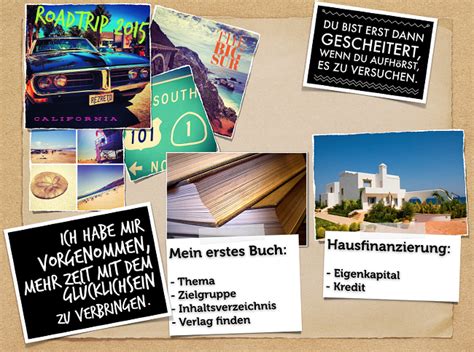 Vision Board Erstellen Anleitung Für Die Zielcollage Karrierebibel De