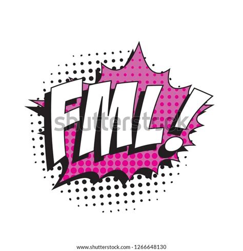 Abbreviation Fml Fuck My Life Retro Stock Vector Royalty Free