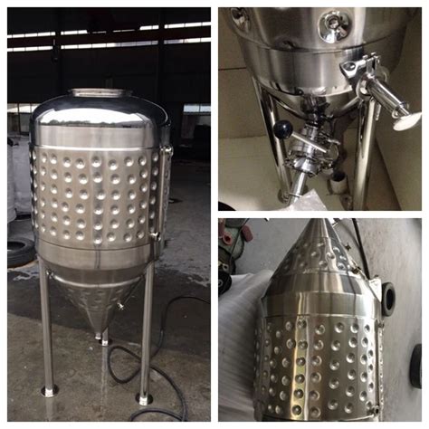 Stainless Steel Beer Fermenter Tank L Home Brew Jacketed Fermenter