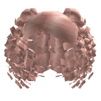 Blonde Half Curly Mini Buns Roblox