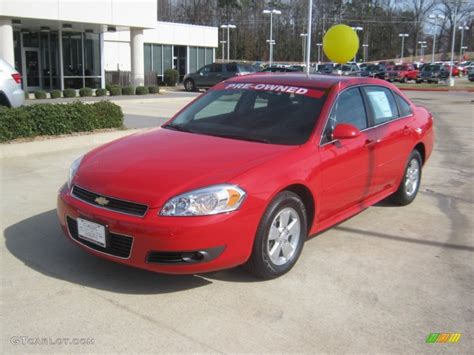 2011 Victory Red Chevrolet Impala Lt 61457671 Car