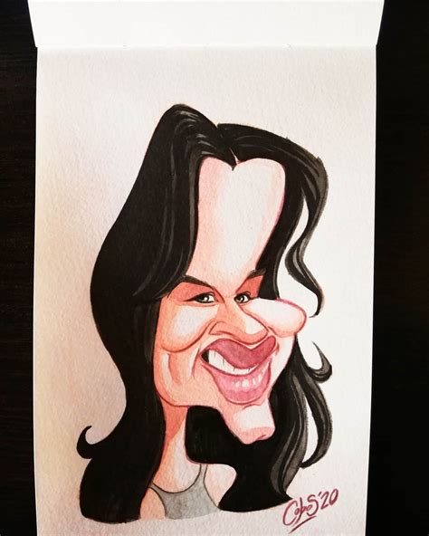 Fernando Cobos On Instagram Juliette Lewis Watercolor Cartoon