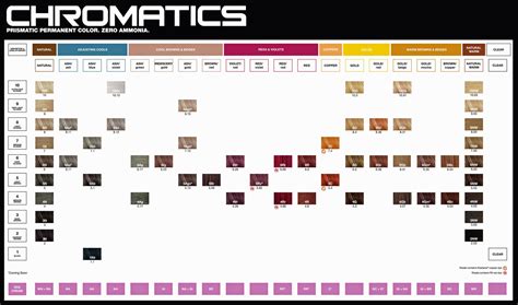 International Colour Charts For Hairdressing Hair And Makeup Artist