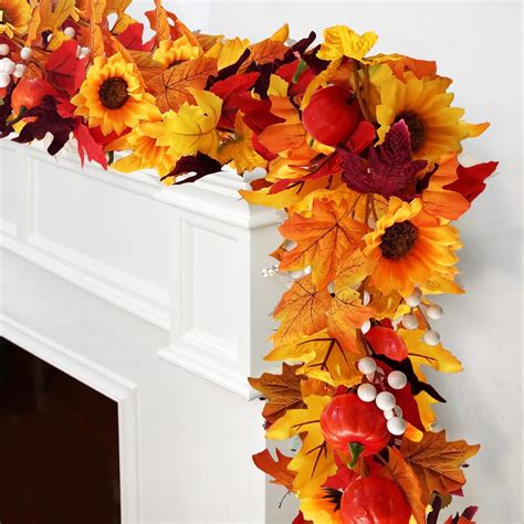 Amazon.com: 2 Pack Fall Garland Fall Decor for Home, Autumn Garland