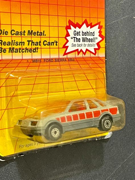 Vintage 1983 Matchbox Mb15 Ford Sierra Xr4i Greyred Variant Diecast