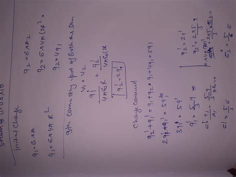 Tion 5 Two Metal Spheres One Of Radius R And The Other Of Radius 2r