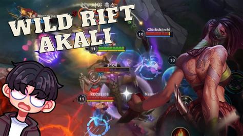 와일드 리프트 아칼리 게임플레이 Wild Rift Akali Gameplay 🌿 Youtube