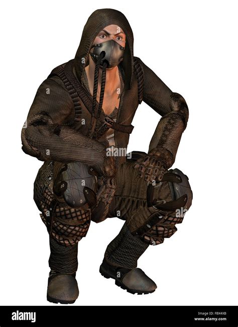 Man With Gas Mask Stock Photo Alamy