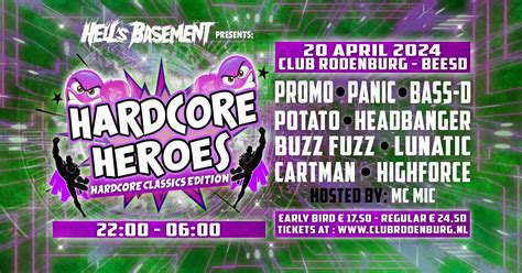 Hardcore Heroes 2024 Hardcore Classics Edition Beesd Tickets
