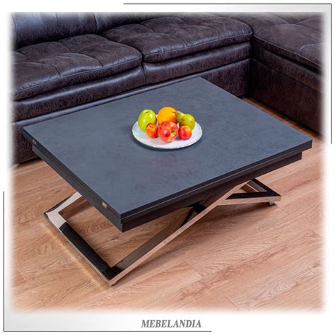 Стол трансформер Cross Nero P03/S79 - комбинированный керамогранит ...