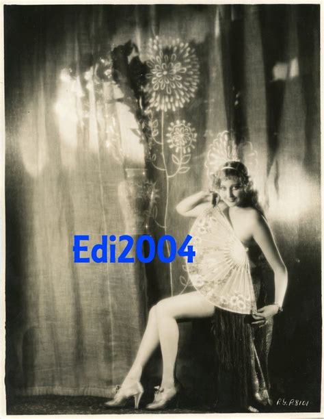 Thelma Todd Vintage Original Dbl Wgt Hommel Photo 1927 Fan Risque Sexy