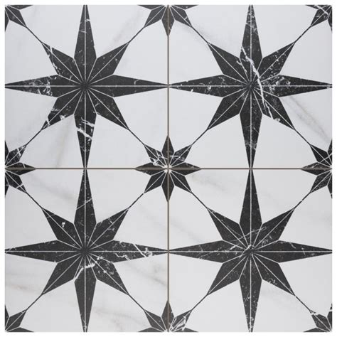 Merola Tile Merzoni 18 X 18 Porcelain Patterned Wall And Floor Tile