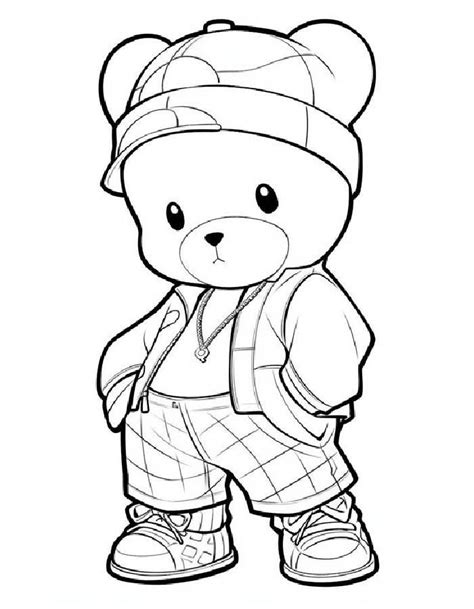 A Teddy Bear Wearing A Hat And Jacket