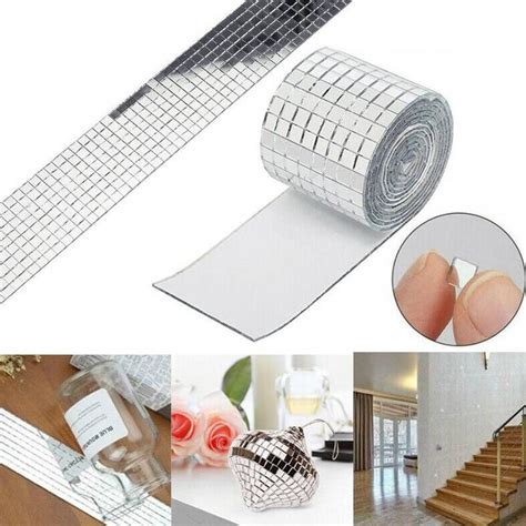 2 рулона Зеркальная лента мозаика самоклеящаяся 100см х 4см. купить на ...