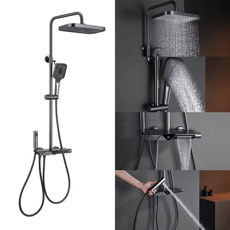 Душевой комплект темно-серый - купить с доставкой по выгодным ценам в ...