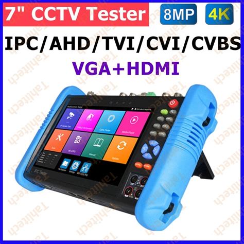 IP Camera Tester 4K 8MP CCTV IPC Tester 7 Inch Monitor IPC 9800 Plus H